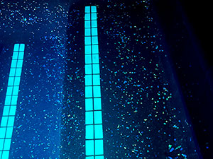 Glow in the Dark Rock Hydrazzo Pool Finish